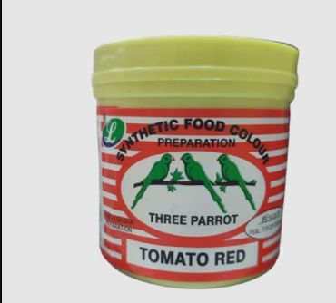 Three Parrot Tomato, Red Food Colour, 100G